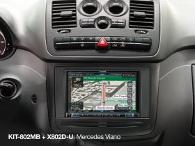 Alpine KIT-802MB  8" инсталационен кит за  Mercedes A-/B-class, Vito/Viano и Sprinter 
