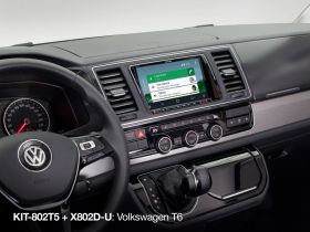 Alpine KIT-802T5  8-inch Installation Kit with CAN Interface and Steering Wheel Remote Control Interface for Volkswagen T5 Facelift и T6 (7 H/E/J)