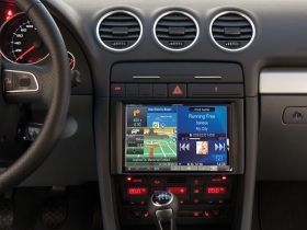 Alpine KIT-8A4D 8" монтажен кит с CAN интерфейс и интерфейс за управление от волана за Audi A4/Seat Exeo