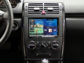 Alpine KIT-8MB 8" монтажен кит с CAN интерфейс и интерфейс за управление от волана за Mercedes A Class, B Class, Vito / Viano