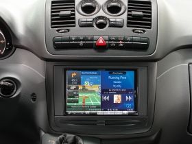 Alpine KIT-8MB 8" монтажен кит с CAN интерфейс и интерфейс за управление от волана за Mercedes A Class, B Class, Vito / Viano
