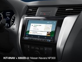 Alpine KIT-8NAV-DX 8" монтажен кит с интерфейс за управление от волана за Nissan Navara NP300