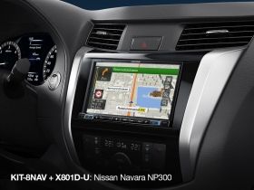 Alpine KIT-8NAV-DX 8" монтажен кит с интерфейс за управление от волана за Nissan Navara NP300