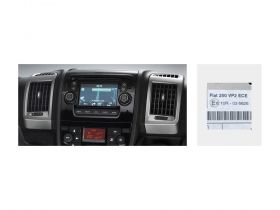 Alpine KIT-902DU-NV 9" инсталационен кит за Fiat Ducato 3, Citroën Jumper 2 и Peugeot Boxer 2 с 2 DIN оригинална навигация