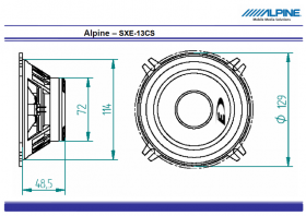 Alpine SXE-13CS