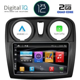 DIGITAL IQ BXH 3108_CPA MULTIMEDIA 9" for DACIA LOGAN – SANDERO mod. 2012-2019