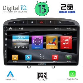 DIGITAL IQ BXH 3513_CPA MULTIMEDIA 9"  PEUGEOT 308 mod. 2007-2012