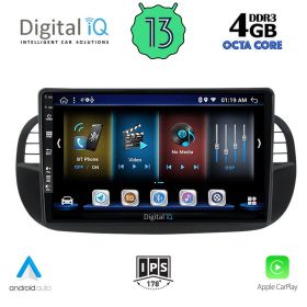 DIGITAL IQ BXD 6130_CPA MULTIMEDIA 9" for FIAT 500 2007-2015