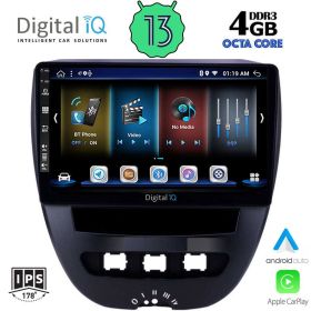 DIGITAL IQ BXD 6707_CPA MULTIMEDIA 10" for CITROEN C1-PEUGEOT 107-TOYOTA AYGO 2005-2014