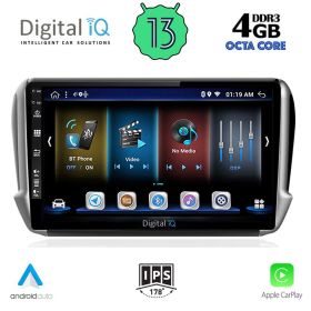 DIGITAL IQ BXD 6508_CPA Мултимедия за кола 10 инча за PEUGEOT 208-2008 2012-2021